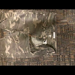 Good American camo jeans